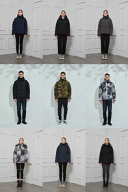 Canada Goose Expedition Series Fur Collar Mid-Length Hooded Parka Down Jacket-4298