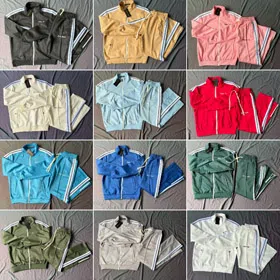 New Palm Angels Side-Stripe Zip Tracksuit-6604  